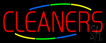 Deco Style Cleaners Neon Sign