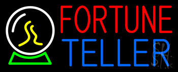 Fortune Teller Block Neon Sign