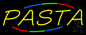 Yellow Pasta Neon Sign