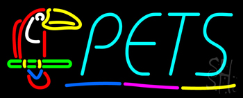 Pets With Logo Neon Sign