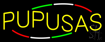 Pupusas Neon Sign
