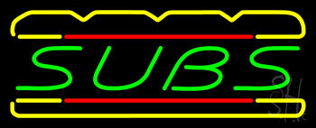 Subs Logo Neon Sign