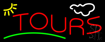 Tours Block Neon Sign