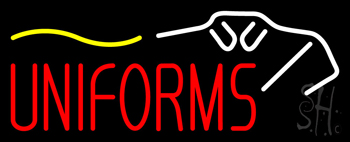 Red Uniforms White Shirt Logo Neon Sign