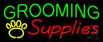 Grooming Supplies Neon Sign