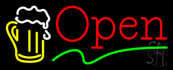 Beer Open Neon Sign