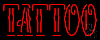 Red Tattoo Neon Sign