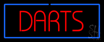 Darts Neon Sign