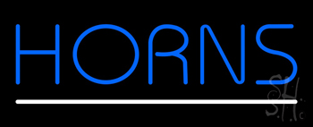 Horns Neon Sign