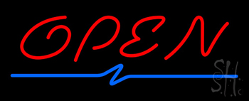 Open Neon Sign
