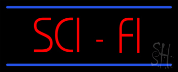 Sci Fi Neon Sign