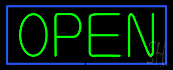 Open Bg Neon Sign