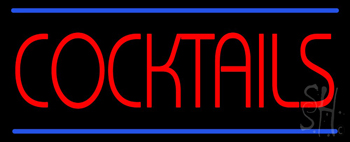 Red Cocktail Neon Sign