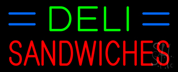 Deli Sandwiches Neon Sign