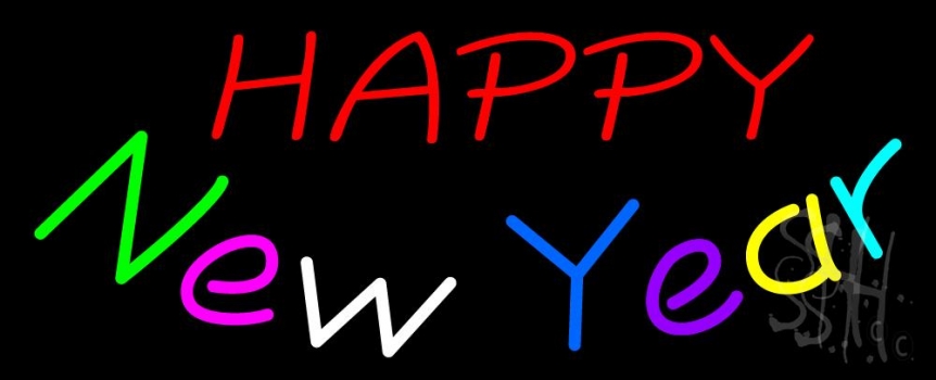 Happy New Year Neon Sign