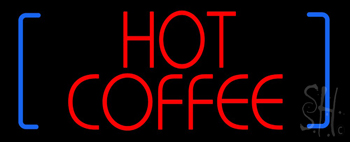 Red Hot Coffee Neon Sign