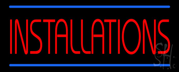 Installations Neon Sign