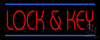 Lock And Key Neon Sign