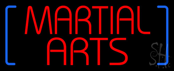 Martial Arts Neon Sign