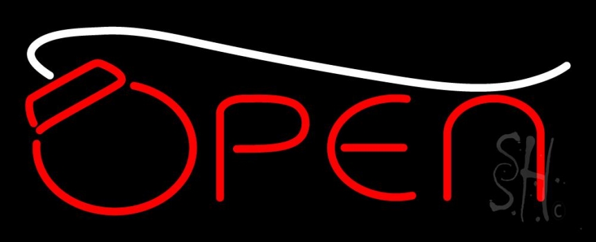 Open Neon Sign