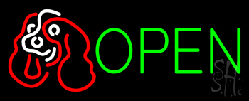 Open Neon Sign