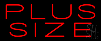 Red Plus Size Neon Sign