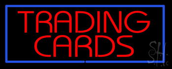 Trading Cards Neon Sign