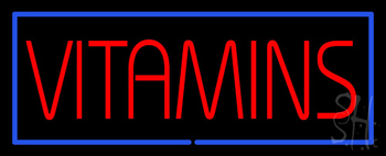Vitamins Neon Sign
