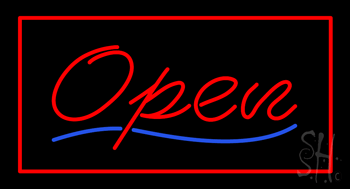 Open Animated Neon Sign
