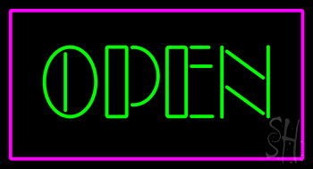 Open Animated Neon Sign