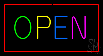 Open Animated Neon Sign