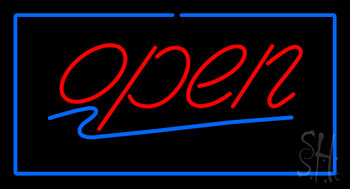 Open Animated Neon Sign