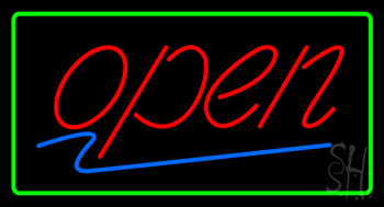 Open Neon Sign