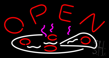 Open Pizza Neon Sign