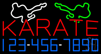 Karate Neon Sign