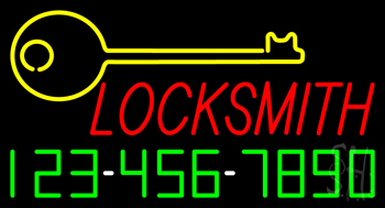 Locksmith Neon Sign