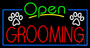 Grooming Neon Sign