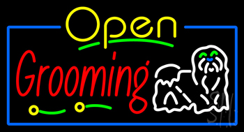 Grooming Neon Sign