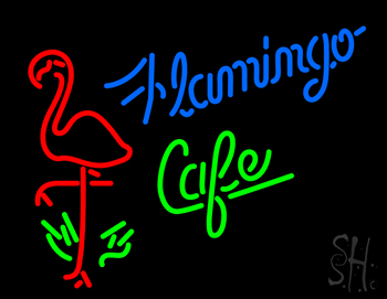 Flamingo Cafe Neon Sign