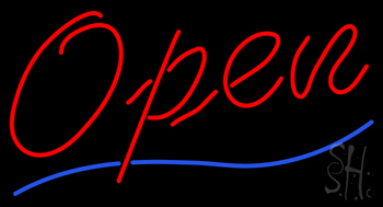 Open Neon Sign