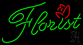 Green Florist Neon Sign