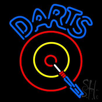 Darts Room Neon Sign
