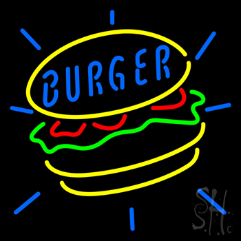 Burger Neon Sign