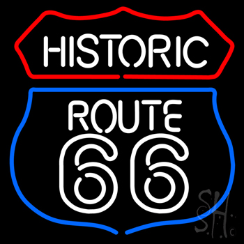 Historic Route 66 Neon Sign