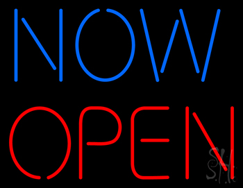 Now Open Neon Sign