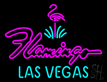 Large Flamingo Hotel Las Vegas Neon Sign