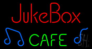 Juke Box Cafe Neon Sign