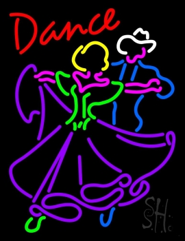 Dancing Couple Dance Neon Sign
