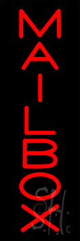 Mailbox Vertical Neon Sign
