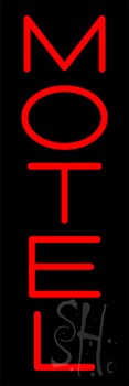 Red Motel Neon Sign